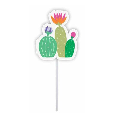 Cupcake toppers - 3 Cactus, 10 unit (DUSTER FESTAS)