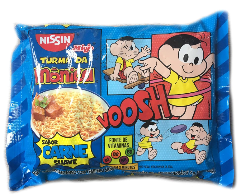 Miojo Turma da Monica Carne 80g (NISSIN)