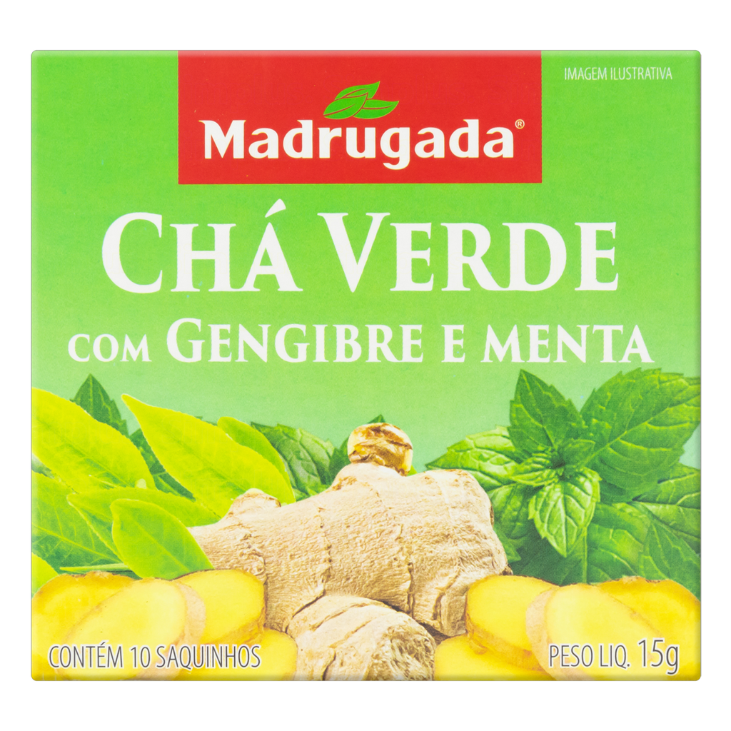 Cha Verde Gengibre e Menta 10g (MADRUGADA)
