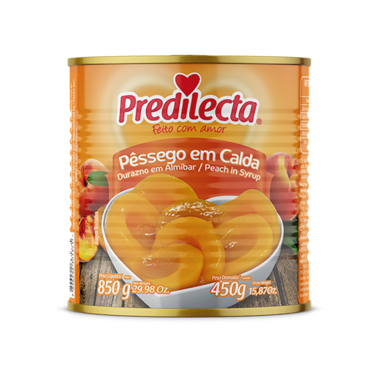 Pessego em Calda 450g (PREDILECTA)