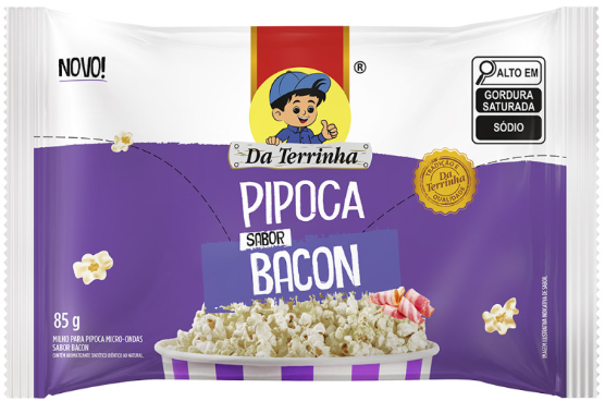 Pipoca de Microondas Bacon 85g (DA TERRINHA)