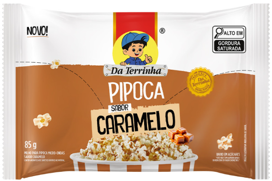 Pipoca de Microondas Caramelo 85g (DA TERRINHA)