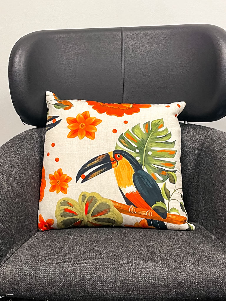 Capa de Almofada Viscose 40x40cm Azul Tucano