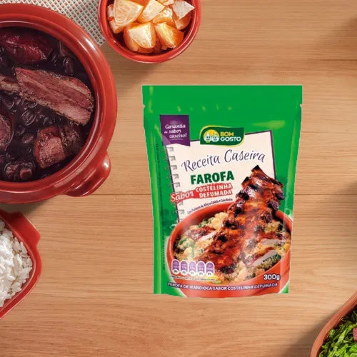 Farofa Costelinha 300 g (Bom Gosto)