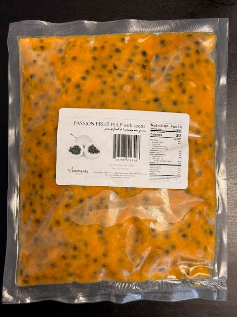 Polpa de Maracujá Congelada com Sementes - 454g (Elements Brazil)