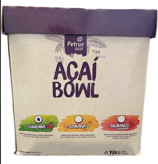 Acai com Guarana Sorbet 10kg - (PETRUZ)