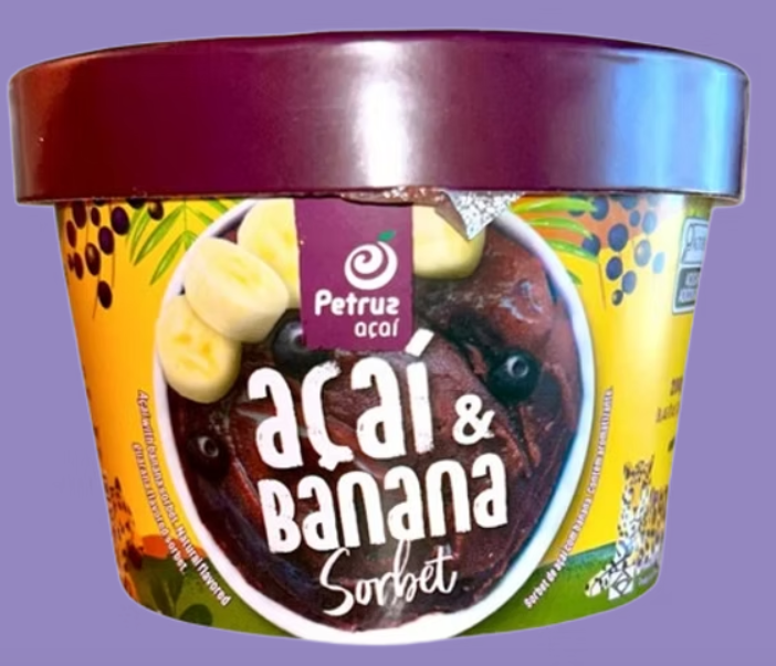 Sorbet de Acai com Banana 200g (PETRUZ)