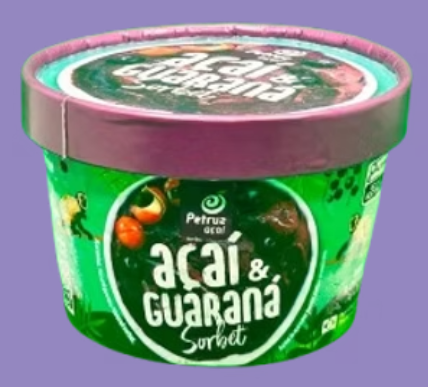 Sorbet de Acai com Guarana 200g (PETRUZ)