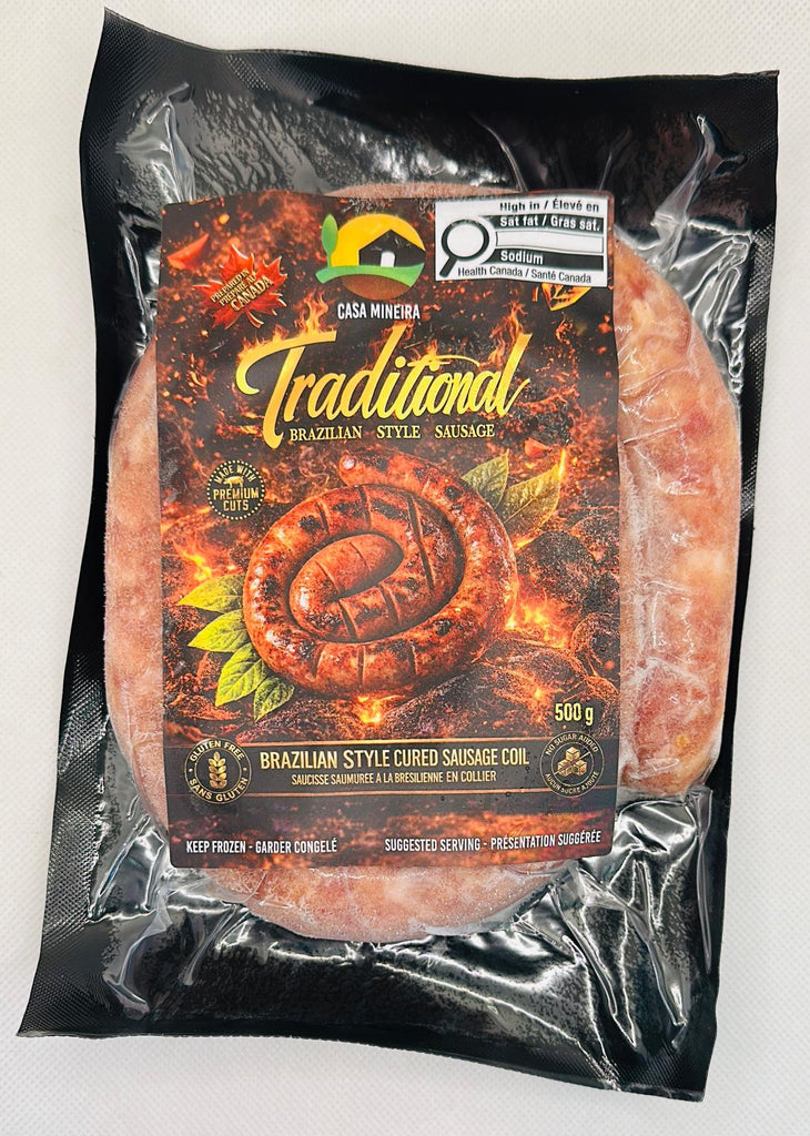 Linguiça Tradicional Suave/Mild 500g (CASA MINEIRA)