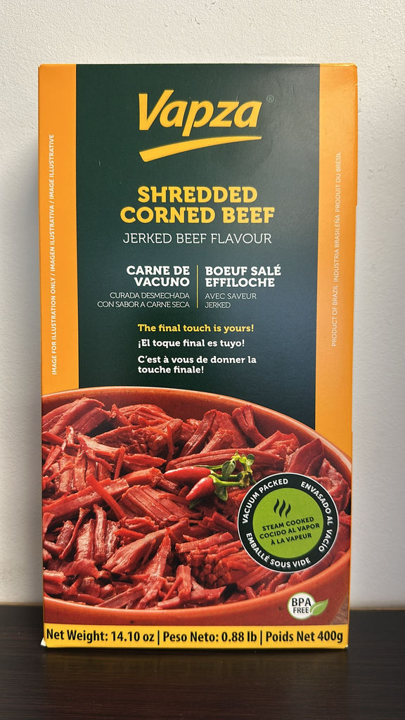 Carne Bovina Premium Cozida e Desfiada 400g (VAPZA)