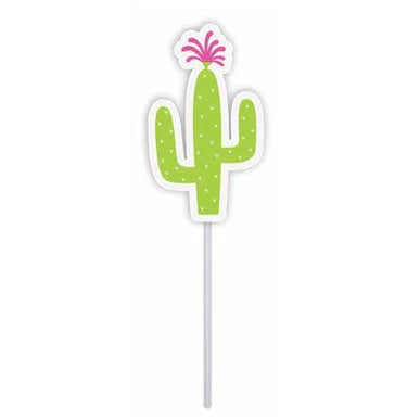 Cupcake toppers - Cactus, 10 unit (DUSTER FESTAS)