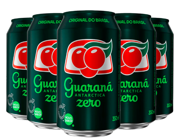 Guarana ✨ZERO✨ Lata Pack com 12 350ml (ANTARTICA)