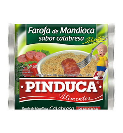 Farofa Temperada Sabor Picanha 250g (PINDUCA)
