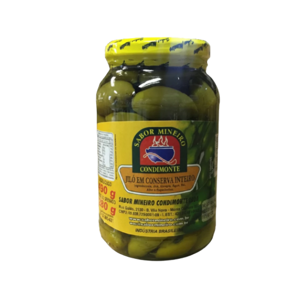 Jilo Inteiro em Conserva Sabor Mineiro 480g