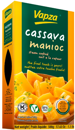 Mandioca Cozida/Vacuo 500g (VAPZA)