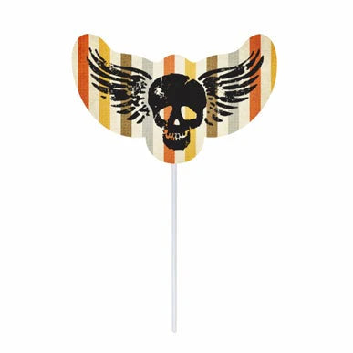 Cupcake toppers - Skull, 10 unit (DUSTER FESTAS)